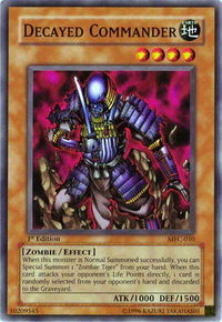 Decayed Commander - Magician's Force (MFC) #MFC-010 - Common / Short Print YuGiOh Trading Card