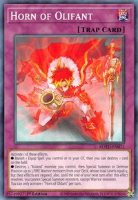 Horn of Olifant - Rise of the Duelist (ROTD) #ROTD-EN072 - Common / Short Print YuGiOh Trading Card