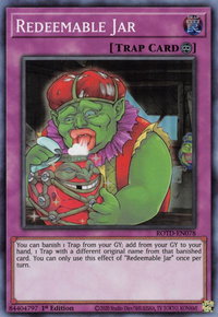 Redeemable Jar - Rise of the Duelist (ROTD) #ROTD-EN078 - Super Rare YuGiOh Trading Card