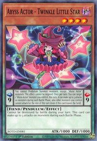 Abyss Actor - Twinkle Little Star - Rise of the Duelist (ROTD) #ROTD-EN081 - Common / Short Print YuGiOh Trading Card