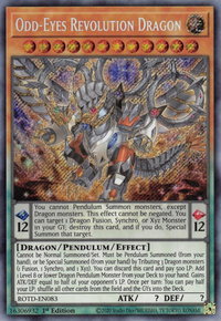 Odd-Eyes Revolution Dragon - Rise of the Duelist (ROTD) #ROTD-EN083 - Secret Rare YuGiOh Trading Card
