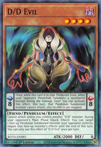 D/D Evil - Rise of the Duelist (ROTD) #ROTD-EN085 - Common / Short Print YuGiOh Trading Card