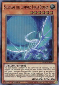 Seleglare the Luminous Lunar Dragon - Rise of the Duelist (ROTD) #ROTD-EN087 - Ultra Rare YuGiOh Trading Card