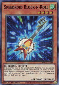 Speedroid Block-n-Roll - Rise of the Duelist (ROTD) #ROTD-EN089 - Super Rare YuGiOh Trading Card