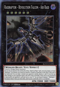 Raidraptor - Revolution Falcon - Air Raid - Rise of the Duelist (ROTD) #ROTD-EN095 - Super Rare YuGiOh Trading Card