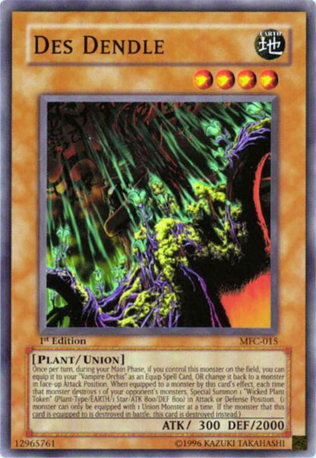 Des Dendle - Magician's Force YuGiOh trading card