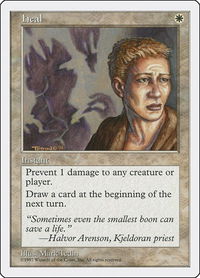 Heal - Fifth Edition (5ED) #32 - Common Magic: The Gathering Trading Card