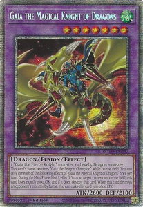 Gaia the Magical Knight of Dragons (Starlight Rare) - Rise of the Duelist (ROTD) #ROTD-EN037 - Starlight Rare YuGiOh Trading Card