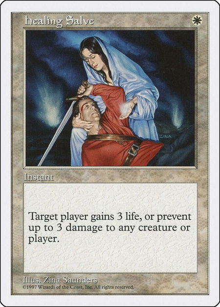 Healing Salve - Fifth Edition Magic: The Gathering trading card