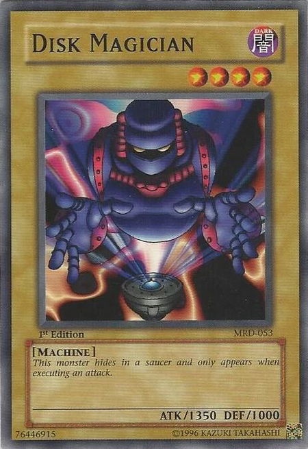 Disk Magician - Metal Raiders YuGiOh trading card
