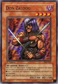 Don Zaloog - Pharaonic Guardian (PGD) #PGD-029 - Ultra Rare YuGiOh Trading Card