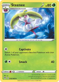 Steenee - SWSH03: Darkness Ablaze (SWSH03) #015/189 - Uncommon Pokémon Trading Card