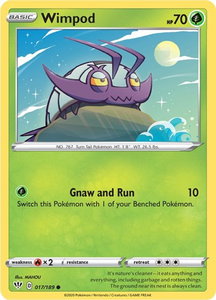 Wimpod - SWSH03: Darkness Ablaze (SWSH03) #017/189 - Common Pokémon Trading Card