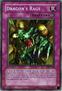 Dragon's Rage - Legacy of Darkness (LOD) #LOD-048 - Common / Short Print YuGiOh Trading Card