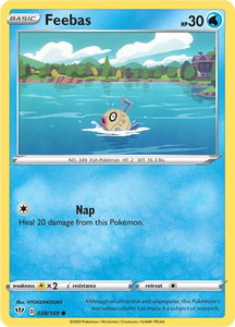 Feebas - SWSH03: Darkness Ablaze (SWSH03) #038/189 - Common Pokémon Trading Card