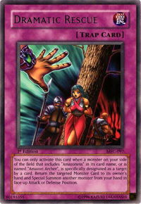 Dramatic Rescue - Magician's Force (MFC) #MFC-097 - Rare YuGiOh Trading Card