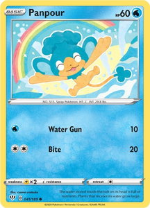 Panpour - SWSH03: Darkness Ablaze (SWSH03) #041/189 - Common Pokémon Trading Card