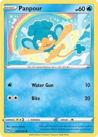 Panpour - SWSH03: Darkness Ablaze (SWSH03) #041/189 - Common Pokémon Trading Card