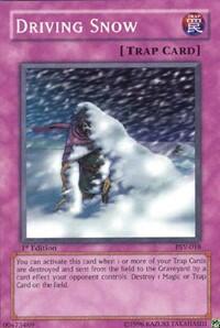 Driving Snow - Pharaoh's Servant (PSV) #PSV-018 - Common / Short Print YuGiOh Trading Card