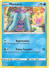 Mareanie - SWSH03: Darkness Ablaze (SWSH03) #051/189 - Common Pokémon Trading Card