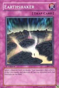 Earthshaker trading card from Pharaoh's Servant Earthshaker - Pharaoh's Servant YuGiOh trading card