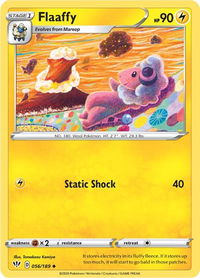 Flaaffy - SWSH03: Darkness Ablaze (SWSH03) #056/189 - Uncommon Pokémon Trading Card