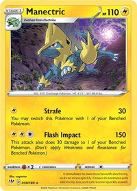 Manectric - SWSH03: Darkness Ablaze (SWSH03) #059/189 - Rare Pokémon Trading Card