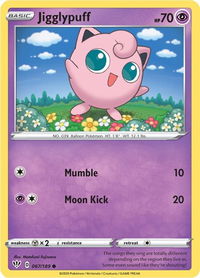 Jigglypuff - SWSH03: Darkness Ablaze (SWSH03) #067/189 - Common Pokémon Trading Card