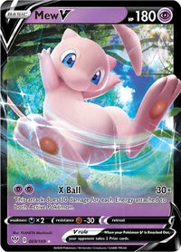 Mew V - SWSH03: Darkness Ablaze (SWSH03) #069/189 - Ultra Rare Pokémon Trading Card