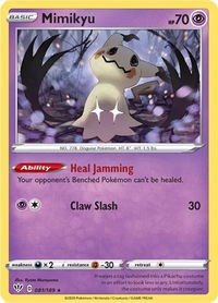 Mimikyu - SWSH03: Darkness Ablaze (SWSH03) #081/189 - Rare Pokémon Trading Card