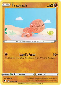 Trapinch - SWSH03: Darkness Ablaze (SWSH03) #089/189 - Common Pokémon Trading Card