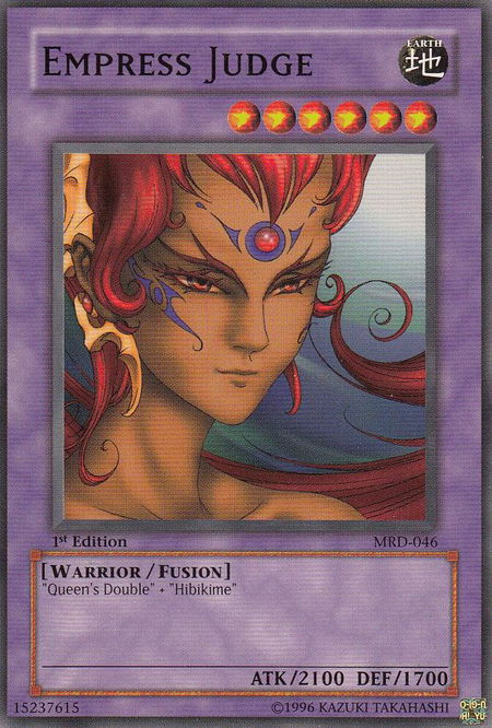 Empress Judge - Metal Raiders YuGiOh trading card