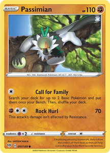 Passimian - SWSH03: Darkness Ablaze (SWSH03) #097/189 - Common Pokémon Trading Card