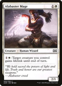 Alabaster Mage - Double Masters (2XM) #2 - Common Magic: The Gathering Trading Card