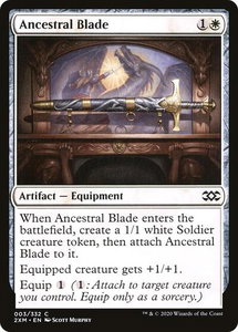 Ancestral Blade - Double Masters (2XM) #3 - Common Magic: The Gathering Trading Card