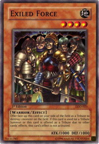 Exiled Force - Legacy of Darkness (LOD) #LOD-023 - Super Rare YuGiOh Trading Card