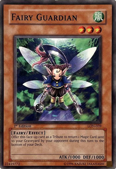 Fairy Guardian - Labyrinth of Nightmare YuGiOh trading card