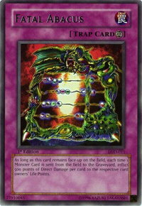 Fatal Abacus - Legacy of Darkness (LOD) #LOD-011 - Rare YuGiOh Trading Card