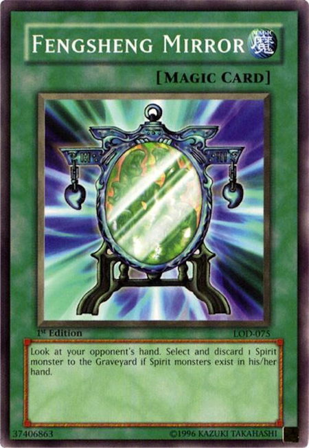 Fengsheng Mirror - Legacy of Darkness YuGiOh trading card