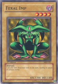 Feral Imp - Metal Raiders (MRD) #MRD-001 - Common / Short Print YuGiOh Trading Card