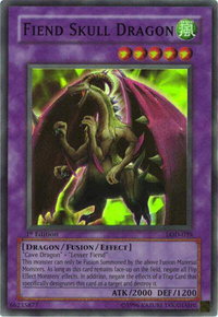 Fiend Skull Dragon - Legacy of Darkness (LOD) #LOD-039 - Super Rare YuGiOh Trading Card