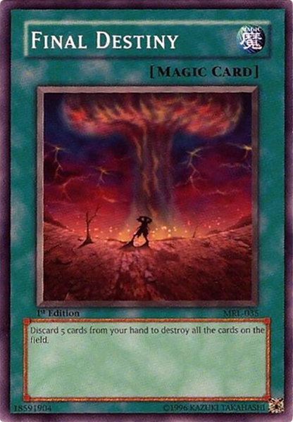 Final Destiny - Magic Ruler YuGiOh trading card