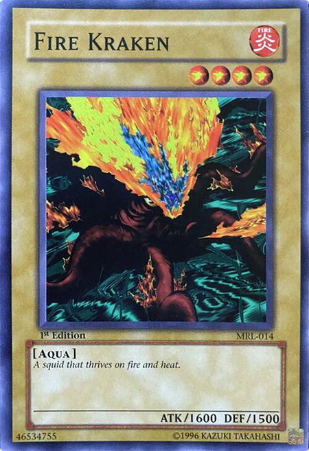 Fire Kraken - Magic Ruler YuGiOh trading card