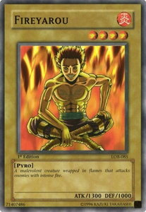 Fireyarou - The Legend of Blue Eyes White Dragon (LOB) #LOB-085 - Common / Short Print YuGiOh Trading Card