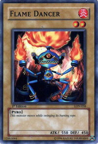 Flame Dancer - Labyrinth of Nightmare (LON) #LON-058 - Common / Short Print YuGiOh Trading Card