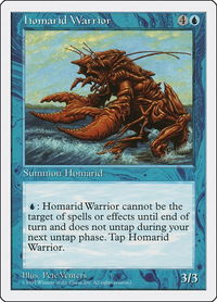 Homarid Warrior - Fifth Edition (5ED) #92 - Common Magic: The Gathering Trading Card