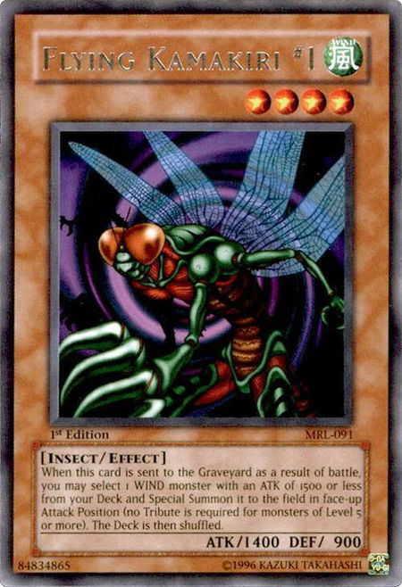 Flying Kamakiri #1 - Magic Ruler YuGiOh trading card