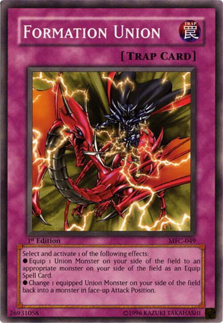 Formation Union - Magician's Force YuGiOh trading card