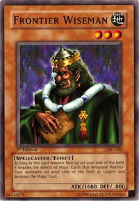 Frontier Wiseman - Legacy of Darkness (LOD) #LOD-022 - Common / Short Print YuGiOh Trading Card
