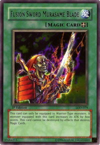 Fusion Sword Murasame Blade - Legacy of Darkness (LOD) #LOD-079 - Rare YuGiOh Trading Card